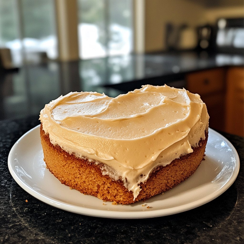 Mini Heart Cake with Vanilla Sponge