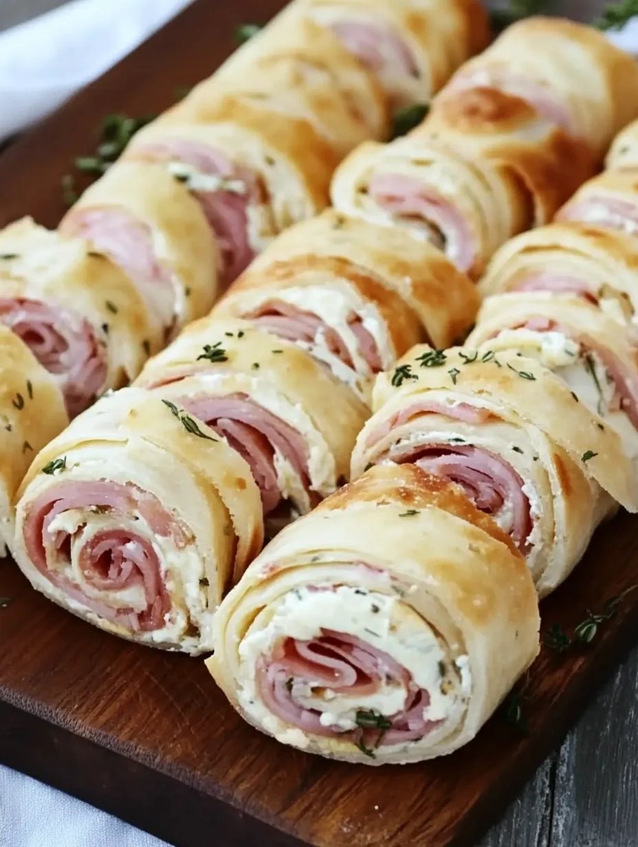 Ham and Cream Cheese Pinwheels