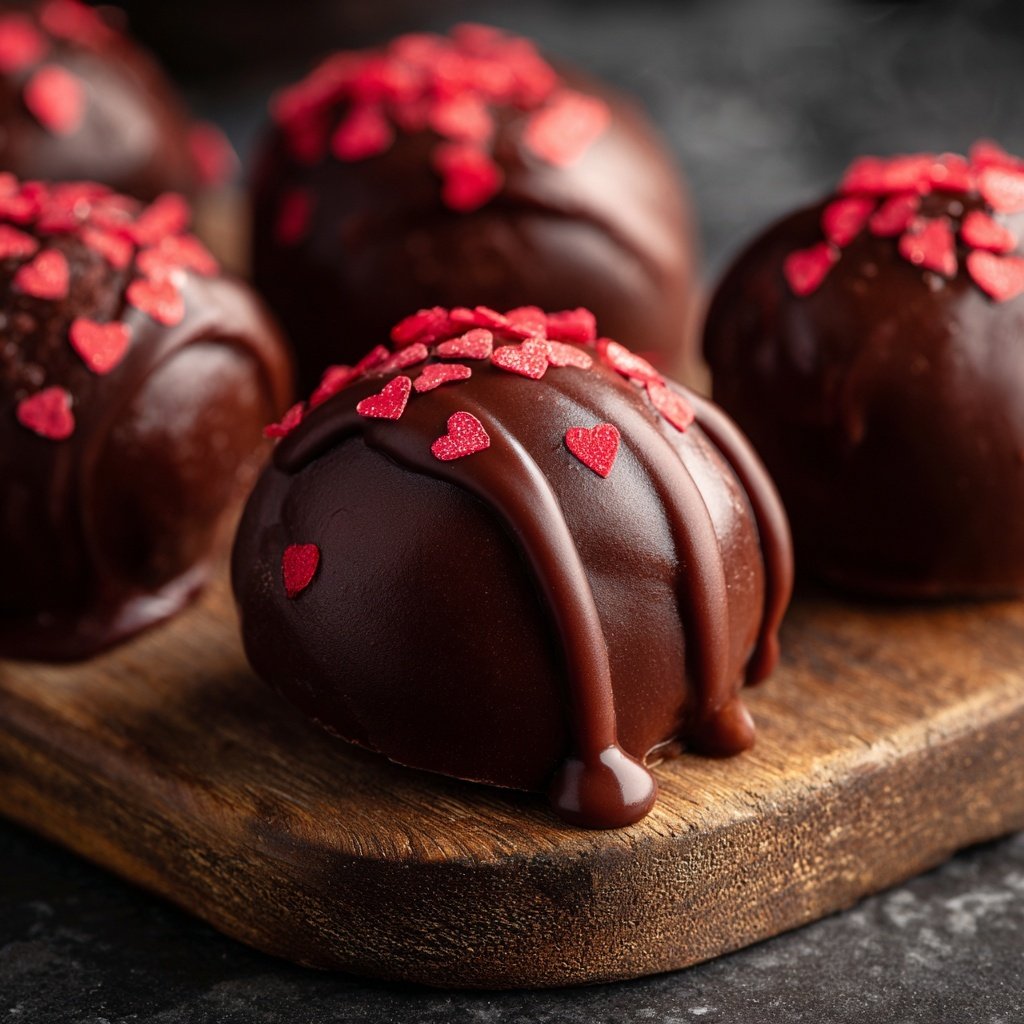 Valentines Treats Chocolate Truffles
