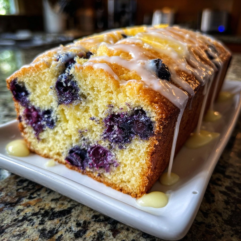Baking & Desserts Lemon Blueberry Loaf Cake