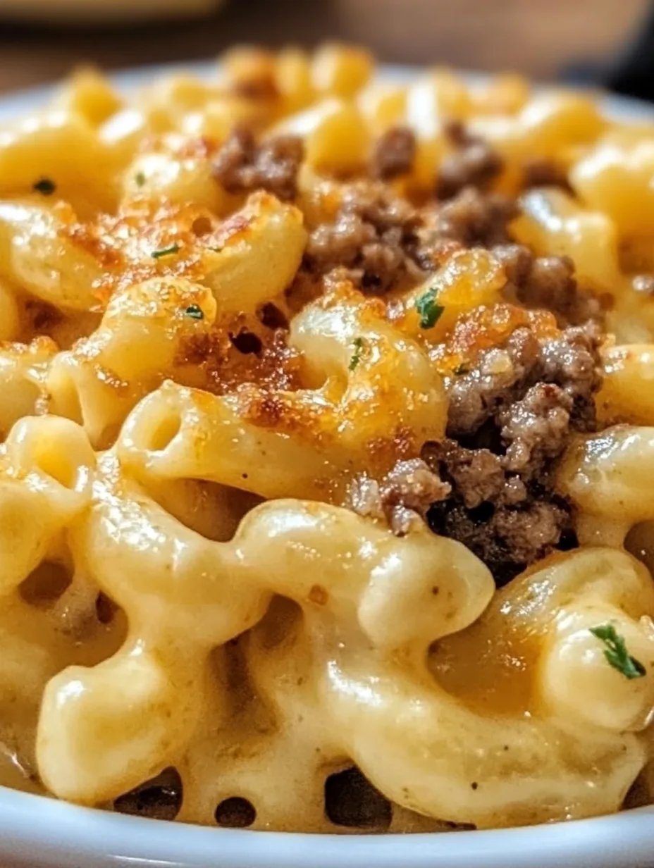 Cheeseburger Mac and Cheese