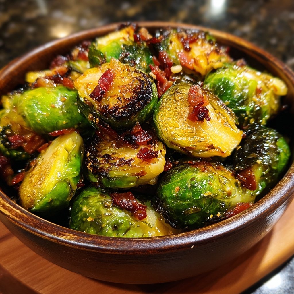 Roasted Brussels Sprouts With Bacon