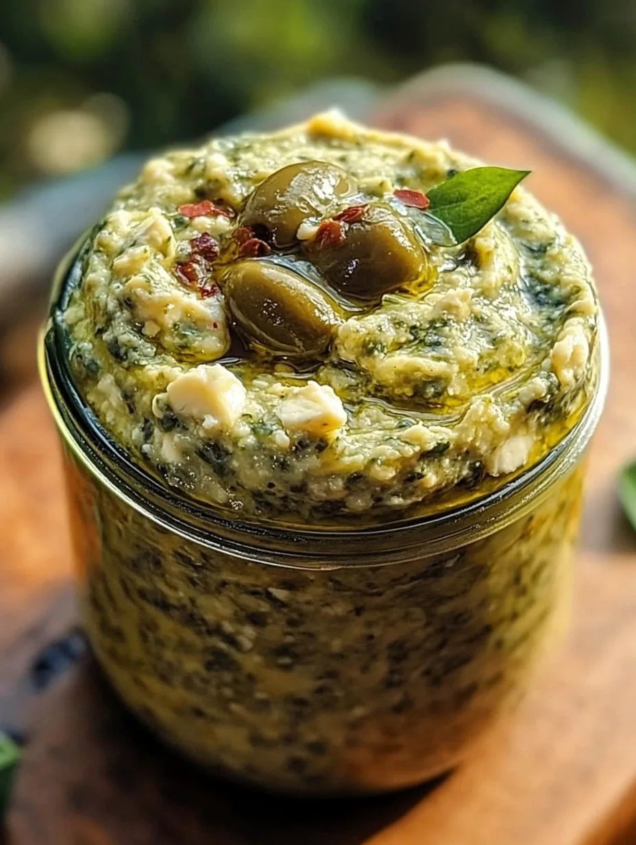 Olive Lovers’ Dream Dip – Creamy Feta & Green Olive Spread