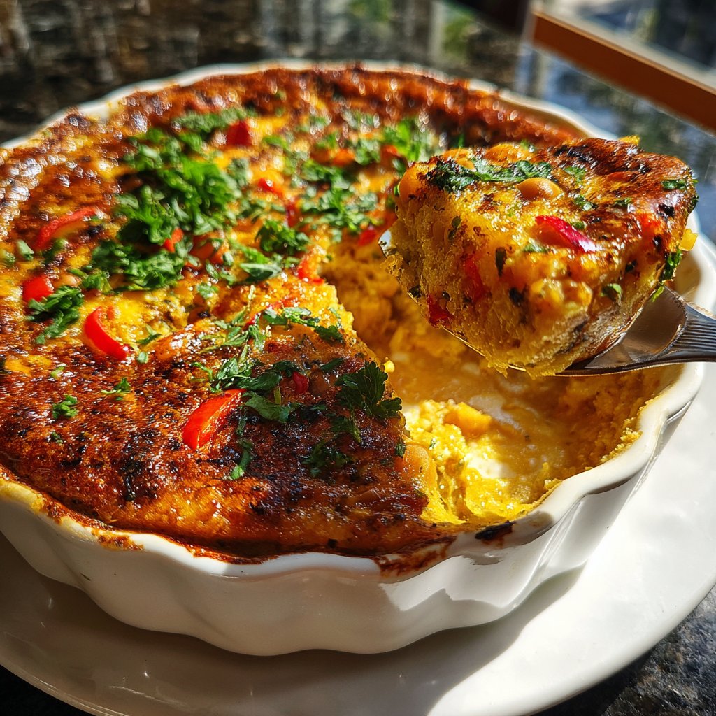 Healthy Dinner Mediterranean Chickpea Bake
