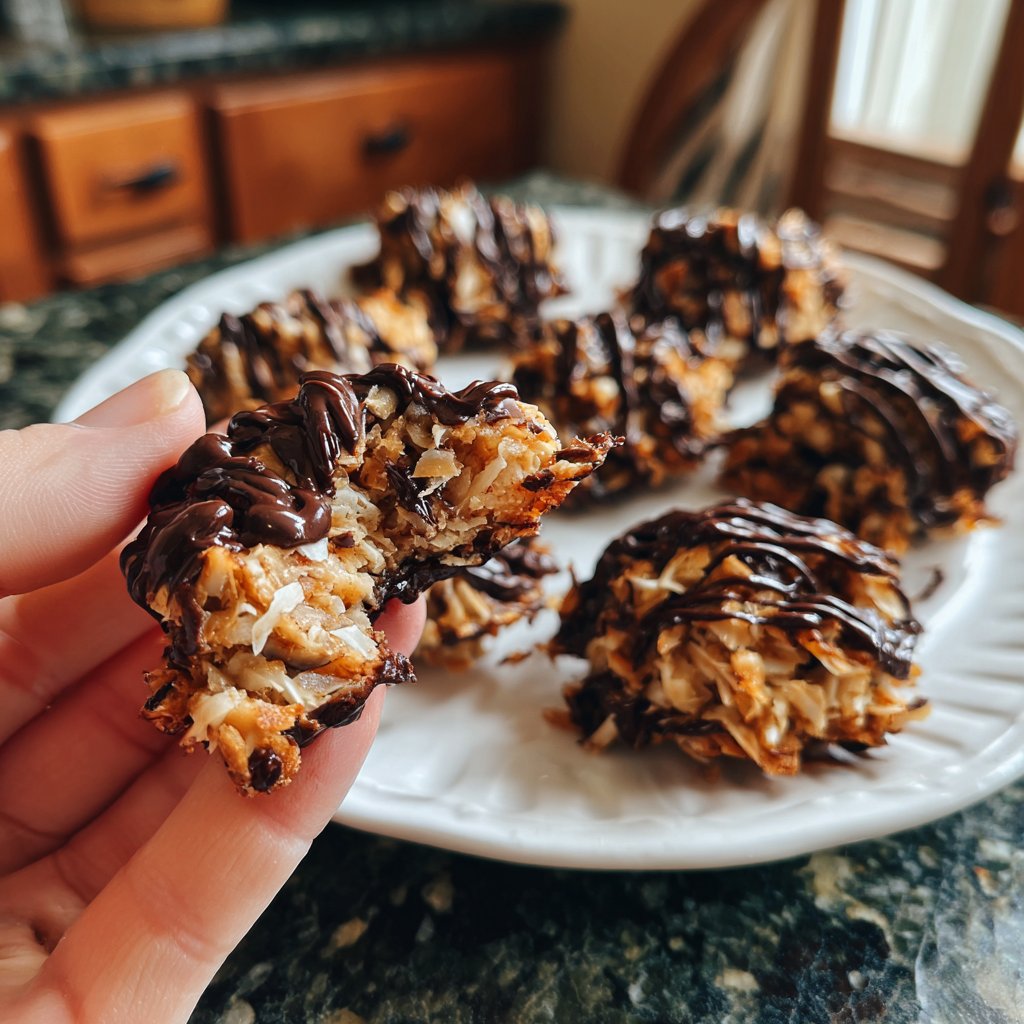 Chocolate Coconut Banana Bites