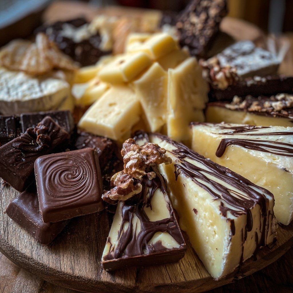 Cheese and Chocolate Valentine Board