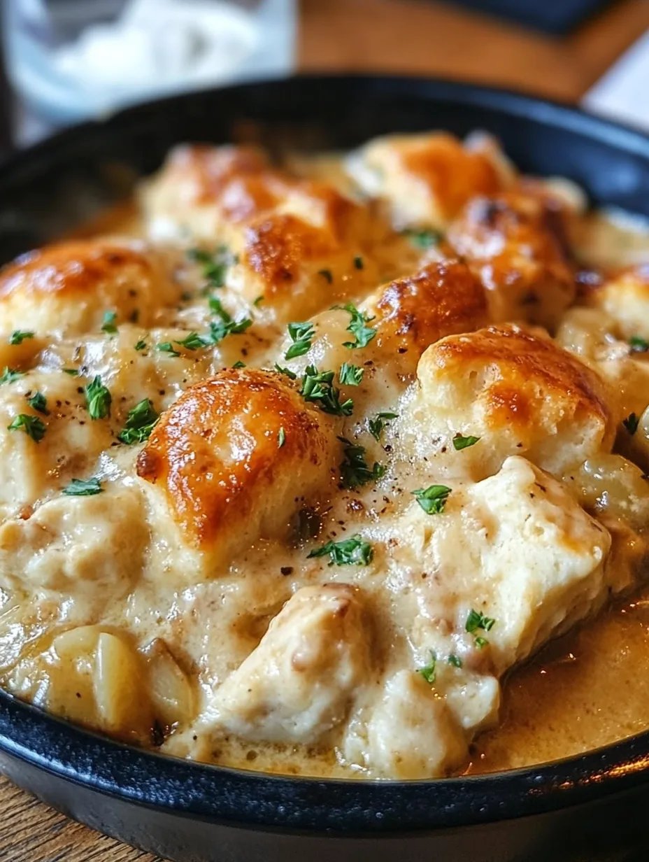 Cheddar Bay Biscuit Chicken Pot Pie