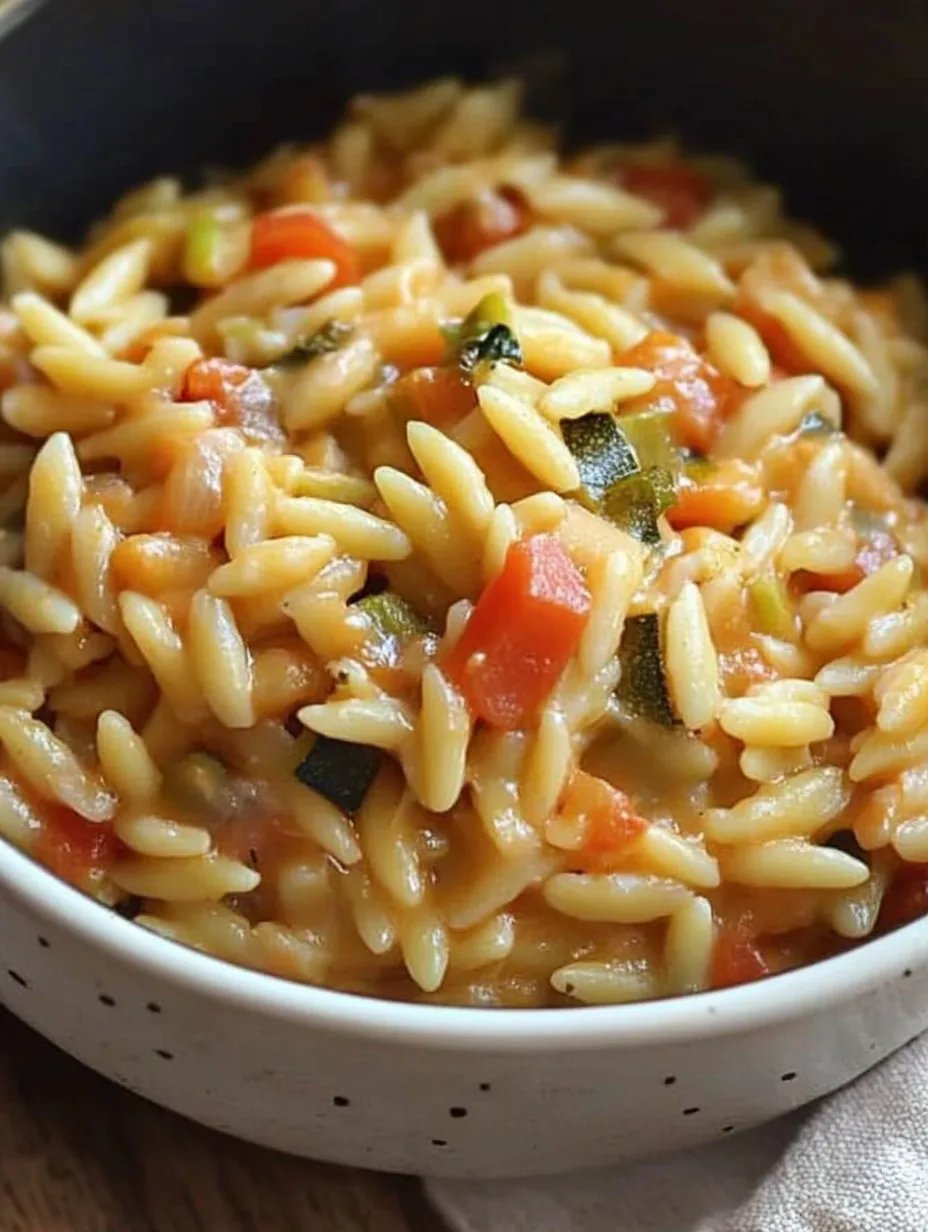 Veggie Orzo