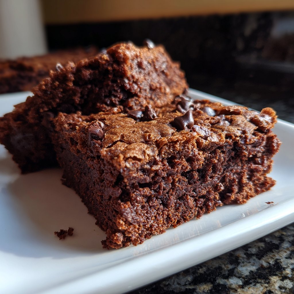 Cottage Cheese Brownies with Cocoa Nibs