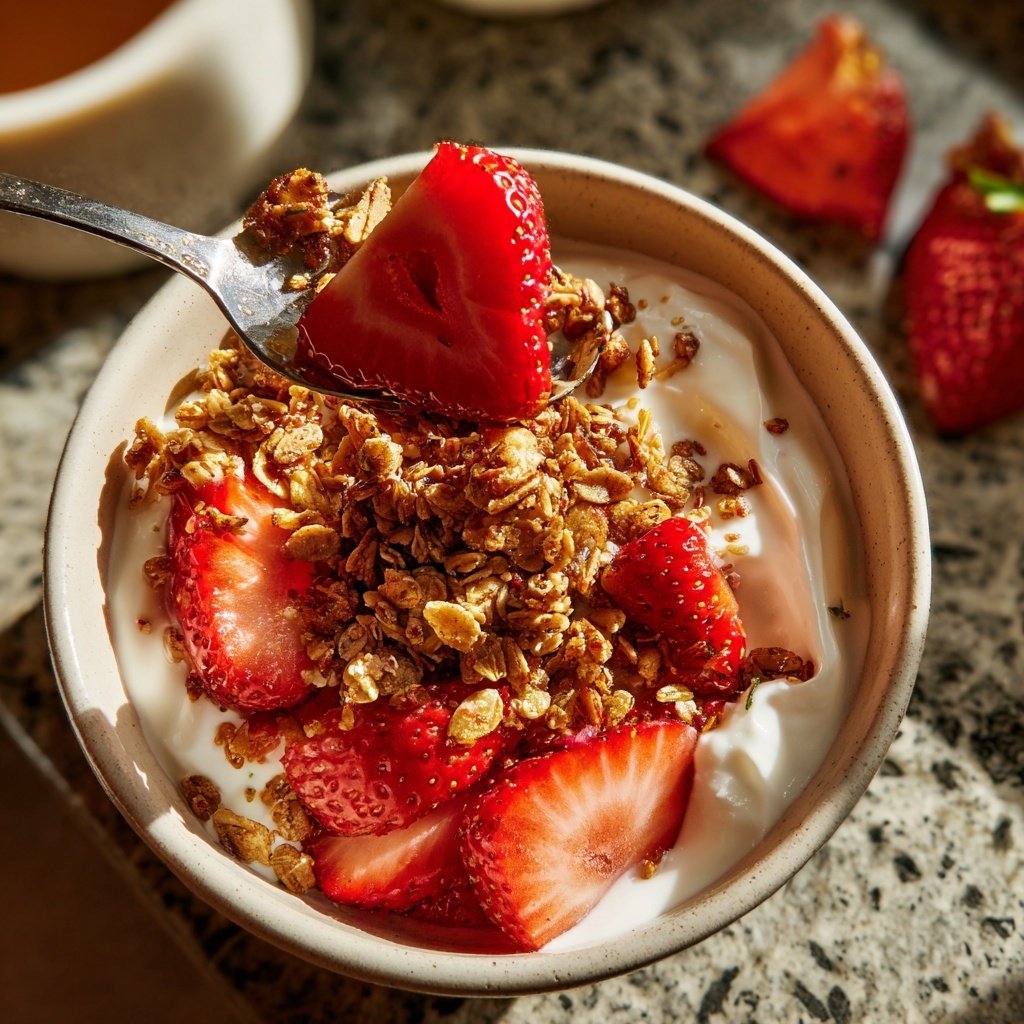 Fresh Strawberry Protein Bowls