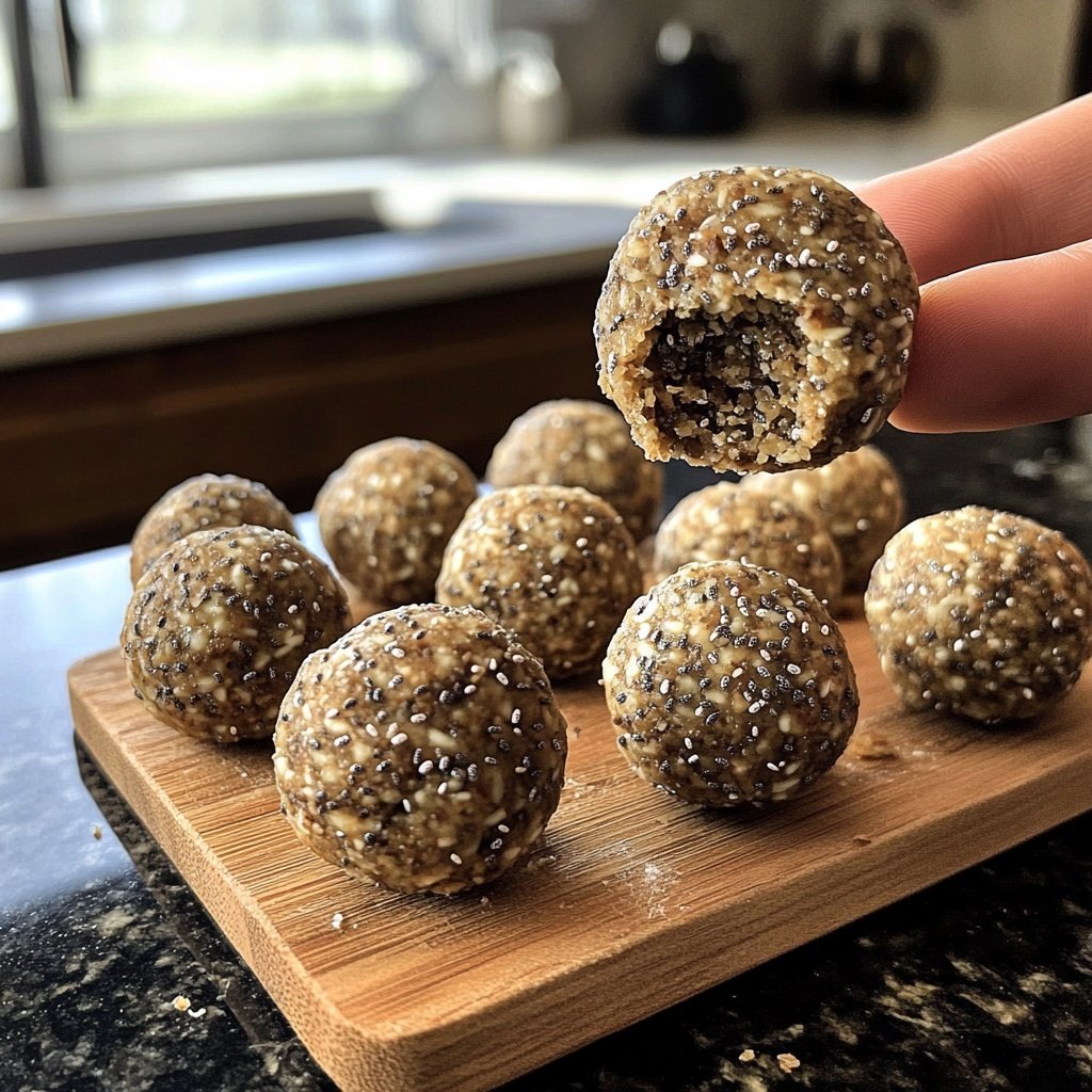 Protein Balls with Chia Seeds