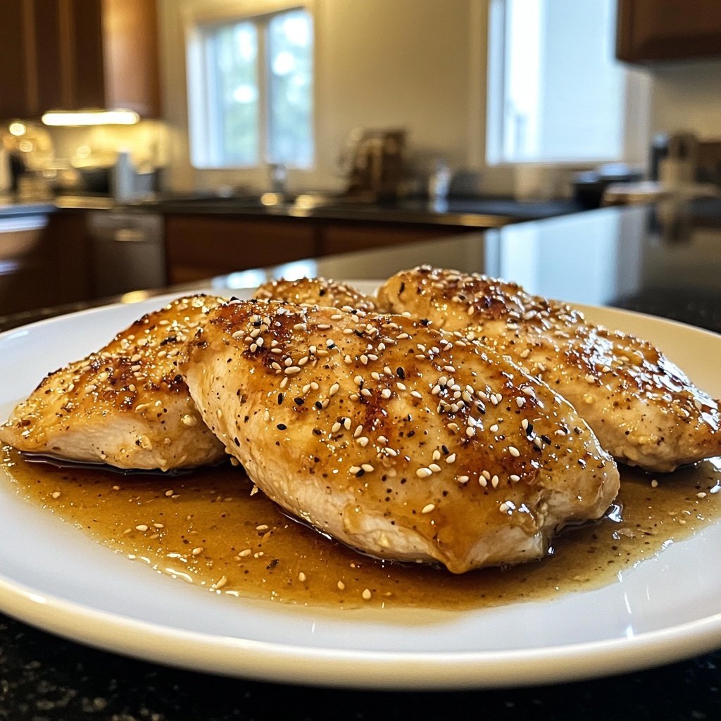 Chicken Breast with Honey Soy Sauce